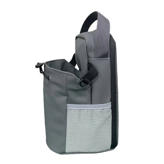 (Gray) Magnetic Gym Water Bottle Crossbody Bag