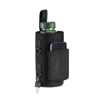 Magnetic Gym Water Bottle Crossbody Bag All Black