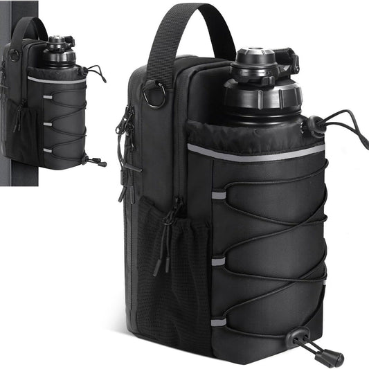 Magnetic Gym Water Bottle & Crossbody Bag (Reflective strip)